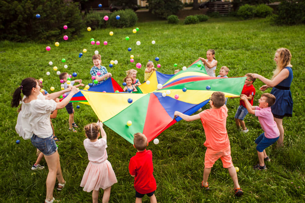 Kids Playing Outdoor Kids Playing Outdoor